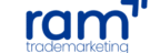 logo ram trade marketing white